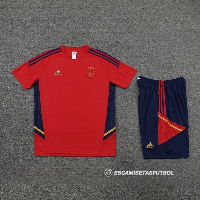 Chandal del Ajax Manga Corta 22-23 Rojo - Pantalon Corto